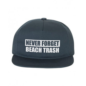 Never Forget Beach Trash Unstructured Five Panel Cap